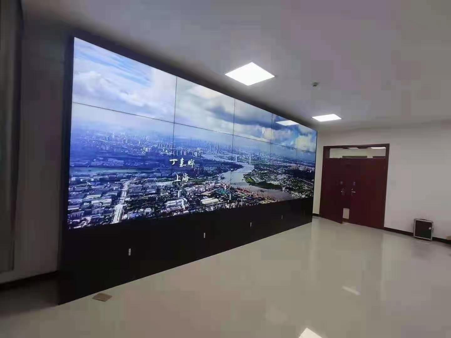 张家港拼接屏-55寸京东方液晶拼接屏3X4案例展示